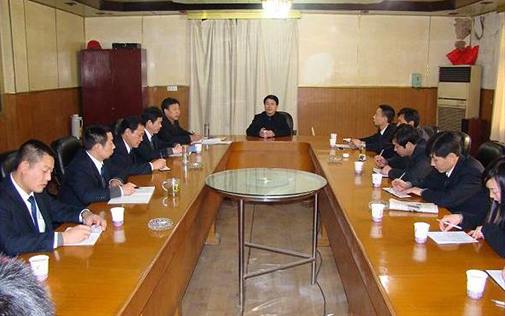 集团董事长高度重视工会事情，，，，在集团党群文宣事情会上对各人气出了期望